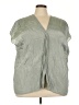 Vince. Gray Short Sleeve Blouse Size XXXL - photo 1