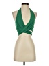 Shein 100% Polyester Green Sleeveless Blouse Size 2 - photo 1