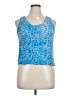 Assorted Brands 100% Rayon Blue Tank Top Size XL - photo 1