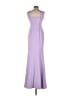 Likely Solid Purple Cocktail Dress Size 8 - photo 2