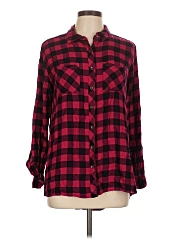 Maurices Long Sleeve Button-Down Shirt (view 1)