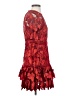 Alexis 100% Polyester Red Cocktail Dress Size S - photo 4