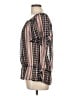 Merona 100% Polyester Black Short Sleeve Blouse Size L - photo 5