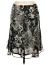 Rafaella 100% Polyester Animal Print Gray Casual Skirt Size 12 (petite) - photo 2