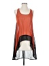 Crew Knit Wear 100% Polyester Orange Sleeveless Blouse Size S - photo 1