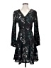 Unbranded 100% Viscose Paisley Black Cocktail Dress Size S - photo 1