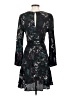 Unbranded 100% Viscose Paisley Black Cocktail Dress Size S - photo 2