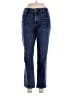Paige Chevron-herringbone Blue Jeans Size 31 waist - photo 1