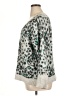 Ann Taylor LOFT Animal Print Silver Pullover Sweater Size XL - photo 5