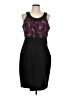 Maurices 100% Polyester Black Cocktail Dress Size 13 - 14 - photo 1