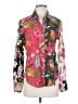Cino 100% Cotton Floral Pink Long Sleeve Blouse Size XS - photo 1