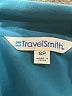 Travelsmith 100% Polyester Teal Long Sleeve Blouse Size S (petite) - photo 7