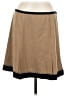 Nanette Lepore 100% Virgin Wool Solid Tan Wool Skirt Size 8 - photo 1