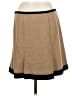Nanette Lepore 100% Virgin Wool Solid Tan Wool Skirt Size 8 - photo 2
