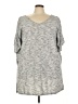 Dotti Gray 3/4 Sleeve Top Size 3X - photo 1