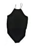 Material Girl 100% Polyester Black Bodysuit Size S - photo 2
