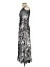 Komarov 100% Polyester Metallic Silver Cocktail Dress Size XS (0) - photo 5