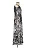 Komarov 100% Polyester Metallic Silver Cocktail Dress Size XS (0) - photo 4