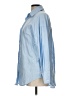Zara Blue Long Sleeve Button-Down Shirt Size L - photo 5