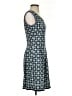 Max Studio Argyle Blue Casual Dress Size S - photo 4