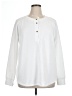 Unbranded White Long Sleeve Henley Size XL - photo 1