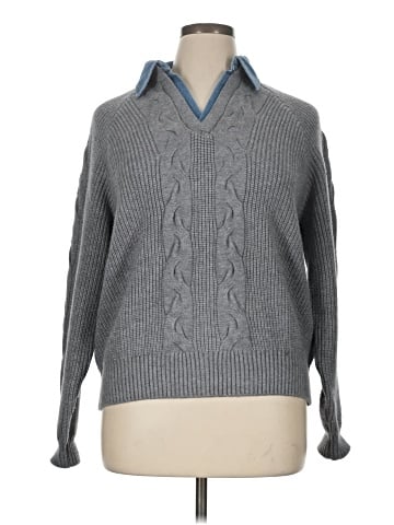 Pale Sky Pullover Sweater (view 1)