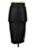 Simlu Solid Black Faux Leather Skirt Size S - photo 2