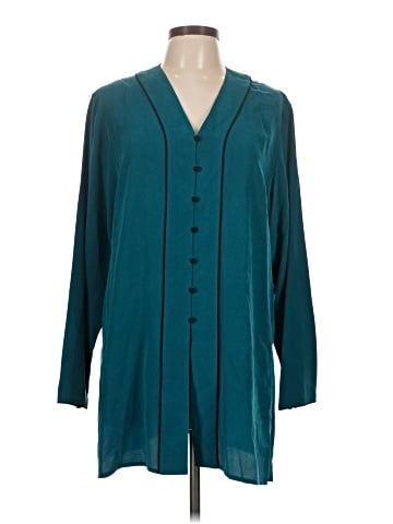 Diane von Furstenberg 3/4 Sleeve Silk Top (view 1)