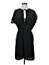 Universal Thread 100% Recycled Polyester Solid Black Casual Dress Size S - photo 1