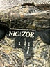 Nic + Zoe Metallic Silver Long Sleeve Blouse Size S - photo 7
