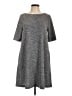 Willi Smith Chevron-herringbone Gray Casual Dress Size L - photo 1