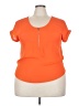 Bold Elements 100% Polyester Orange Short Sleeve Top Size XXL - photo 1