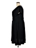 R&M Richards Solid Black Casual Dress Size 18 - photo 5