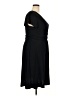 R&M Richards Solid Black Casual Dress Size 18 - photo 4