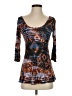 Salaam! Brown 3/4 Sleeve Top Size XS - photo 1