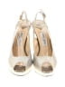 Jimmy Choo Metallic Gold Heels Size EU 39 1/2 - photo 2