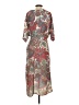 Cara Cara 100% Polyester Paisley Gray Casual Dress Size XS - photo 2