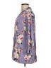 Torrid Floral Purple 3/4 Sleeve Blouse Size (0) - photo 5