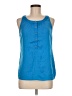 Kenneth Cole REACTION 100% Polyester Blue Sleeveless Blouse Size M - photo 1