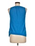 Kenneth Cole REACTION 100% Polyester Blue Sleeveless Blouse Size M - photo 2