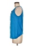 Kenneth Cole REACTION 100% Polyester Blue Sleeveless Blouse Size M - photo 5