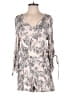 On The Road... 100% Rayon Silver Romper Size S - photo 1