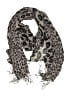 Unbranded Animal Print Gray Purple Scarf One size - photo 1