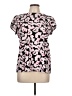 Anne Klein Pink Short Sleeve Blouse Size L - photo 1