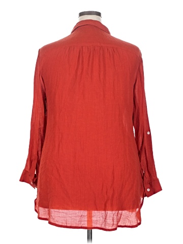 Cato 3/4 Sleeve Button-Down Shirt (view 2)
