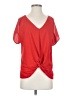 Naked Zebra Red Short Sleeve Top Size S - photo 1