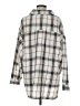 AEMI+CO Plaid Silver 3/4 Sleeve Blouse Size M - photo 2
