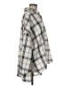 AEMI+CO Plaid Silver 3/4 Sleeve Blouse Size M - photo 4