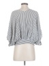 Mustard Seed Gray 3/4 Sleeve Blouse Size S - photo 2