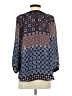 Neiman Marcus 100% Polyester Blue 3/4 Sleeve Blouse Size S - photo 2